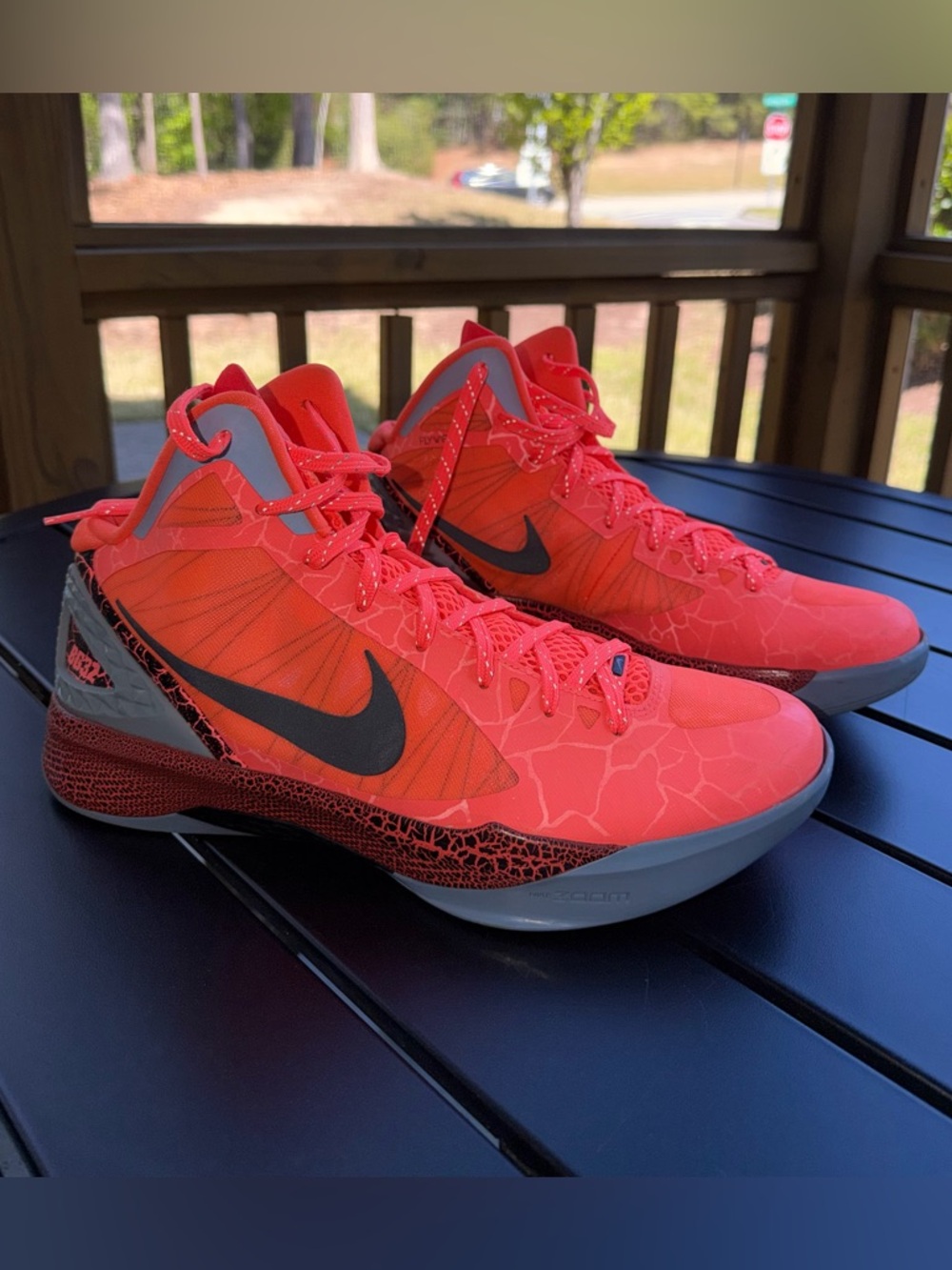 Nike Zoom Hyperdunk 2011 "Blake Griffin" in the Bright Mango colorway sneakers.